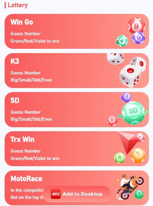 Bounty lottery games